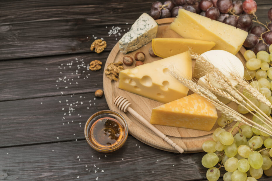 Plateau fromage rempli de mercaptans